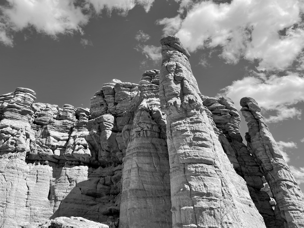 Some particularly phallic rocks.