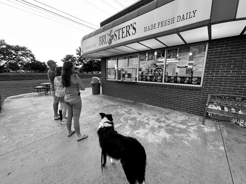 Shelby's Dad spoiled Skutull with numerous trips to get ice cream. This was one of their favorite spots.