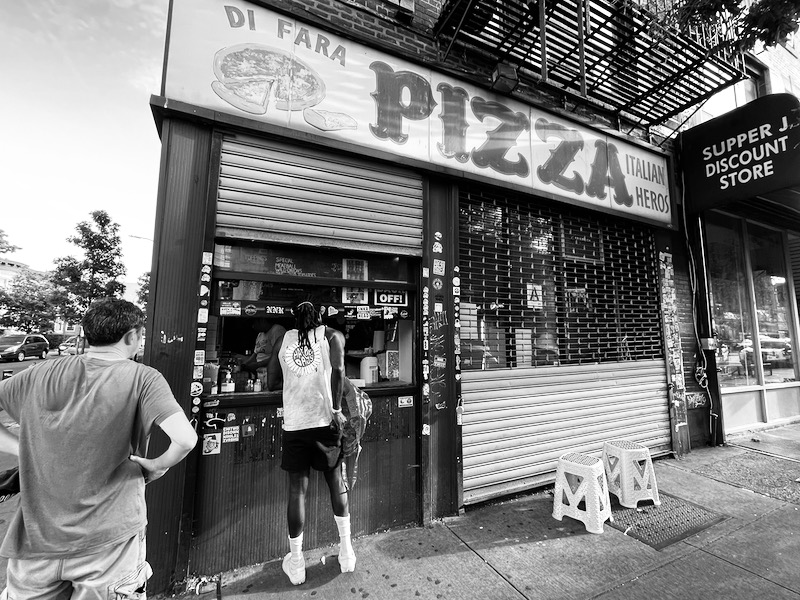 Famous NYC pizza.