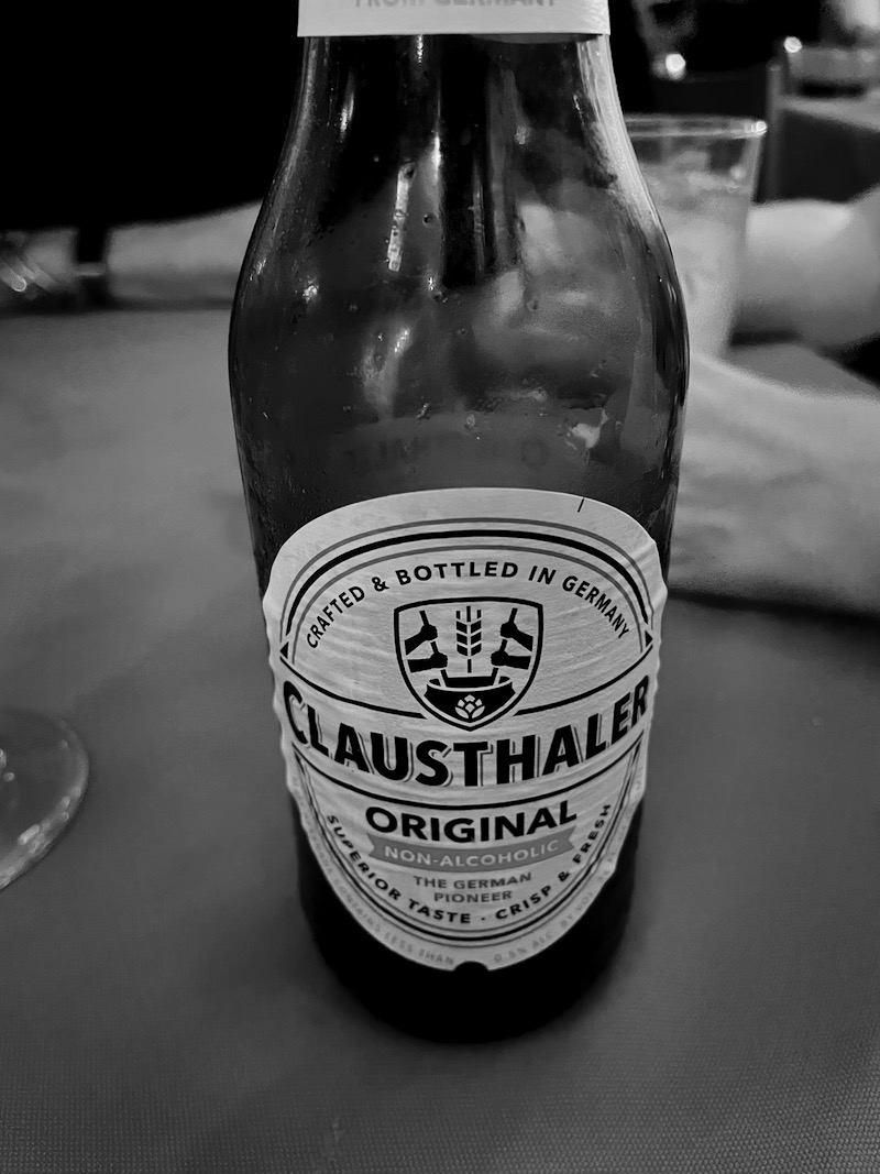 My first alcohol-free beer.